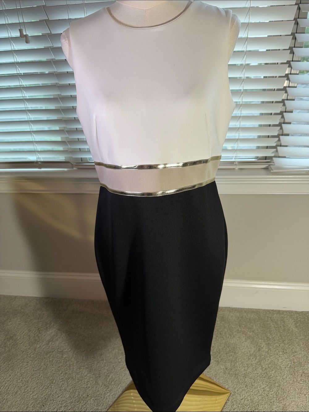 Calvin Klein White Midi Dress